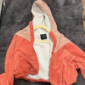 Cotton On hooded cropped jacket size small